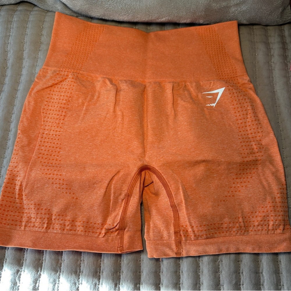 Gymshark Orange Athletic Shorts